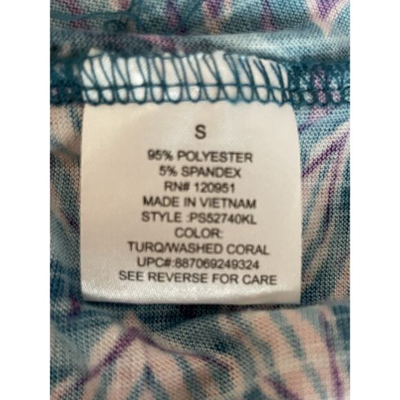 Boho Maxi Dress Small Blue Babydoll Strappy Racerback Festival Hippie Maximalist - Picture 8 of 11